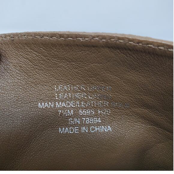 Tory Burch Brooke Ankle Suede Bootie Boots River Rock Brown 78894 Size US 7.5 - Picture 9 of 11